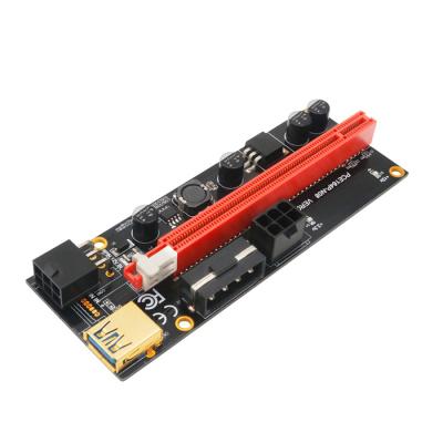 China PCI-E Riser 1X  Extender PCI-E USB Riser 009S Dual 6Pin Adapter Card For BTC Miner for sale