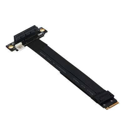 China M.2 NGFF  Key M To PCIe 3.0 4X  Extension Cable (90°Right  Angle PCI-E Slot) for sale