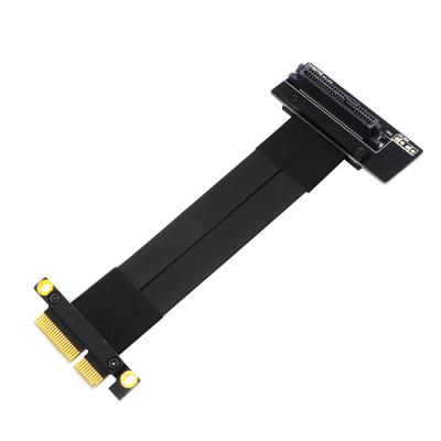 China SFF-8639 (U.2) To PCI-E 3.0 4X Ribbon Extender Cable For U.2 NVME SSD for sale