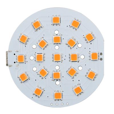 China 5W SMD LED PCB Assembly Embedded LED Bulb Circuit Board Brightness Adjustable for sale