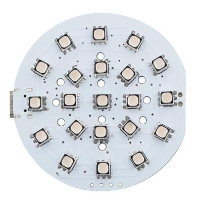 China 1oz placa de circuito del bulbo de la asamblea FR4 CEM1 LED del PWB del cobre 10W SMD LED en venta
