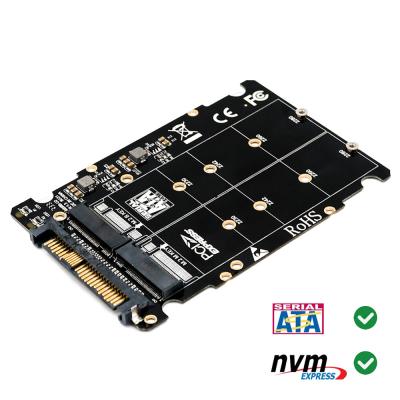 China M.2 SSD To U.2 PCI E Adapter M.2 NVMe SATA Bus U.2 SFF-8639 for sale