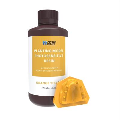 China Modelo de plantación 3d Resina dental de alta precisión Resina fotosensible de costa D80 en venta