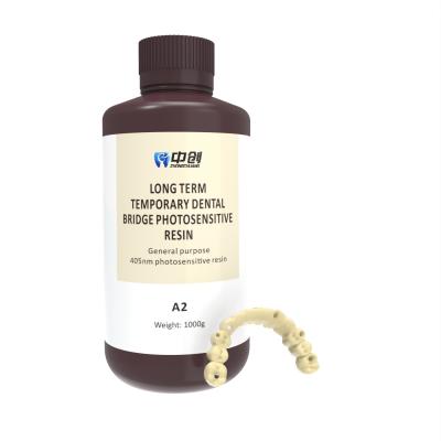 China Ultra High Resistance Bridge Resin Temporary Crown Dental 3d Printing Resin for sale