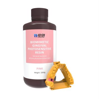 China Pink Biomimetic Gum Resin For Orthodontic Aligner Models for sale