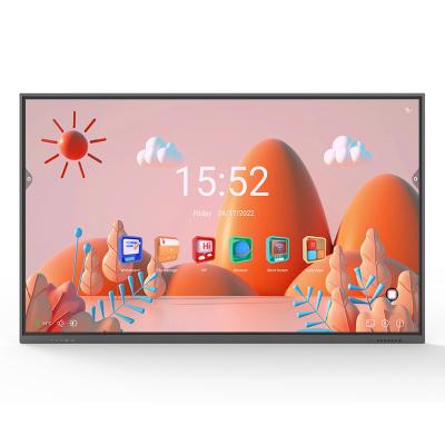 China Custom UHD Led Education Interactive Flat Panel 75 Inch Touchscreen for sale