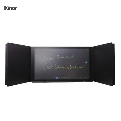 China Nano Smart Interactive Portable Electronic Whiteboard Ikinor Foldable LED 86 inch for sale