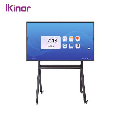 China Multi Touch Digital Interactive Whiteboard Stand lcd smart board 86 Inch 4K 20 Point for sale