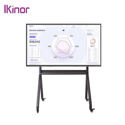 China 75 Inch Interactive White Smart Board With 4K 3840x2160 Android 11 Windows System for sale