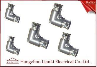 China Zinc Zamak EMT Conduit Fittings 1/2 4 EMT 90 Degree Elbow Set Screw Type for sale