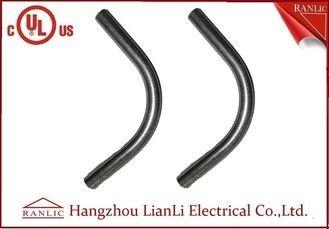 China White Zinc Plated Steel EMT Elbow PVC Coated Electrical Fittings And Accessories for sale