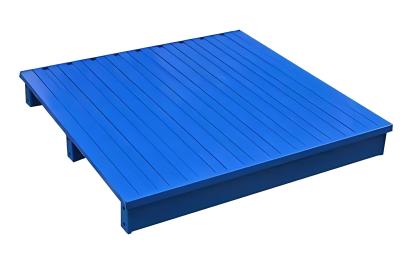 China Stackable Heavy Duty Steel Sheet Metal Pallets Industrial Warehouse Storage Design for sale