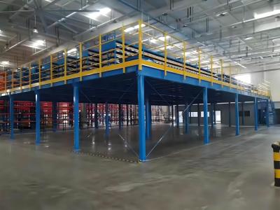 China Paletwarehouse Racking Mezzanine vloer opslag Zwaar werkbaar staal platform Te koop