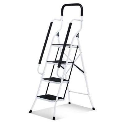 China Warehouse Heavy Duty Carrying Platform Loading Step Mobile Ladder Trolley Truck for sale