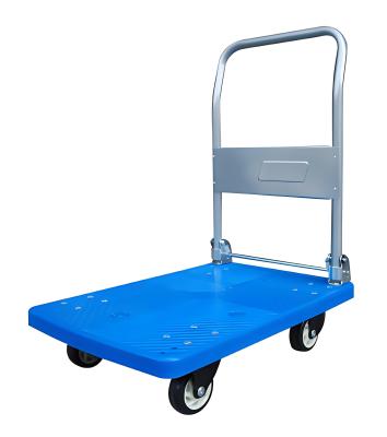 China Silent Wheels Cold Rolled Steel Hospital Medical Flat Plate Equipment Load Transfer Delivery Luggage Trolley for sale