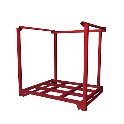 China Heavy Duty Movable Metal Stack Rack Frame Vegetables Warehouse Storage for sale
