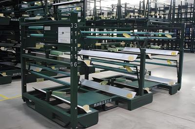 China Green Warehouse Industrial Storage Metal Automobile Frame Racking For Turnover for sale