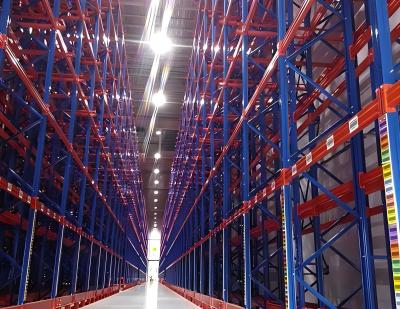 China Heavy Duty Storage Warehouse Double Deep Pallet Racking System for sale