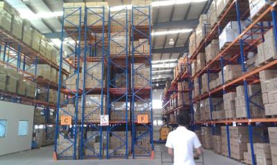 China Armazém Industrial Prateleiras de paletes Armazém Duplo Depósito Logística pesada à venda