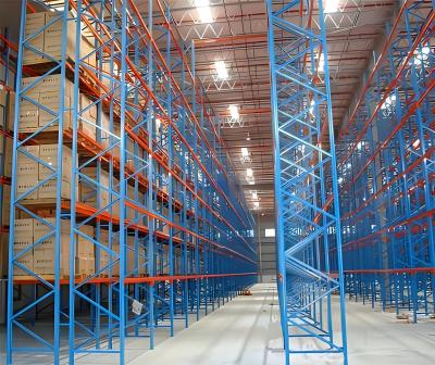 China Industrial Warehouse Heavy Duty Very Narrow Aisle Racking System Vna Rack Pallet for sale