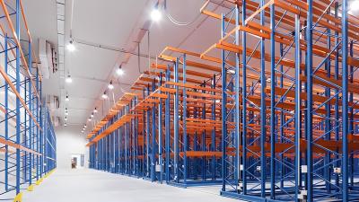 China Steel Roller Track Gravity Rack System Heavy Duty Warehouse Storage Pallet Racking for sale