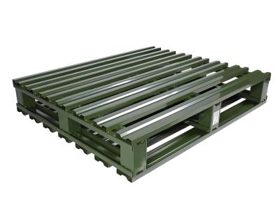 China Single Faced Q235 Steel Heavy Duty Standard Size Euro Pallet 1000x1200 1200 X 1000 1200 X 800 for sale