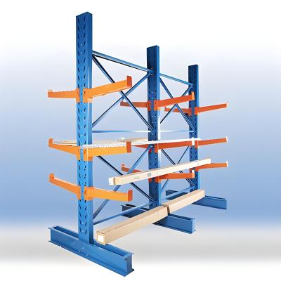 China Vertical Cantilever Racking Heavy Duty Light Duty Double Faced Steel Structural Solutions Storage for sale