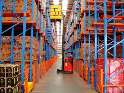 China Industrial Heavy Duty Warehouse Storage Boltless Rivet Angle Metal Steel Shelf Rack for sale