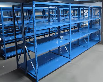 China Industrial Warehouse Metal Storage Medium Duty Longspan Shelving Rack for sale