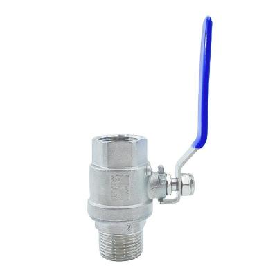 China Q11F-16/64P CF8 Stainless Steel 2PC Ball Valve with Female and Male NPT/BSPP/BSPT Thread for sale