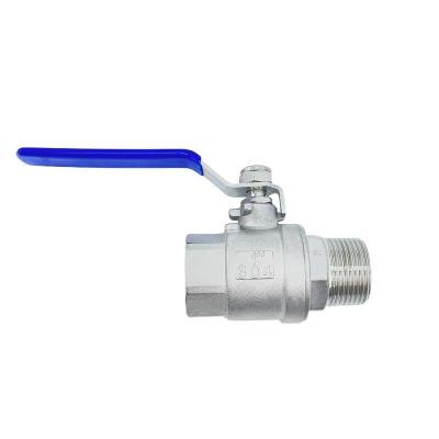 China ISO 9001 Standard 304 316 Stainless Steel 2PC Floating Ball Valve for Performance for sale
