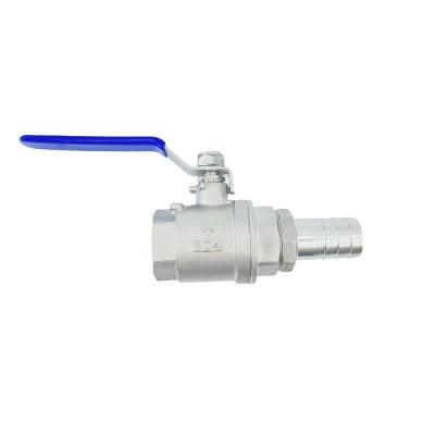 China 1000wog 304 316 Stainless Steel 2PC Ball Valve Water Media Straight Through Type Channel for sale