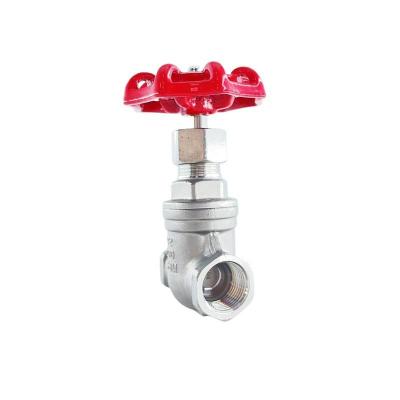 China Z15W 304 316 válvula de porta manual de aço inoxidável para meios de água e padrão ISO 9001 à venda