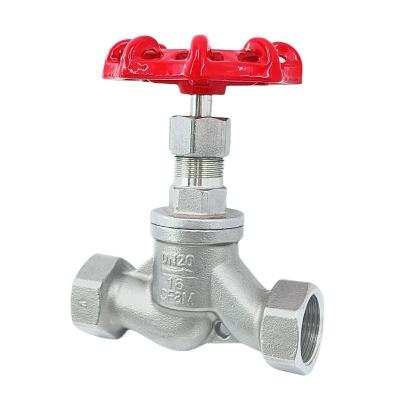 China Stainless Steel S-Type Globe Valve with Female Thread Sealing Form Gland Packings for sale