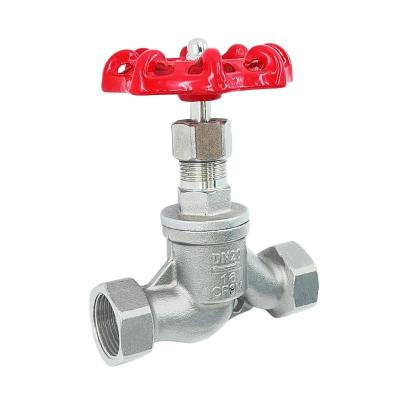 China Ordinary Temperature CF8m Stainless Steel Stop Valve S-Type Globe Valve with Thread for sale