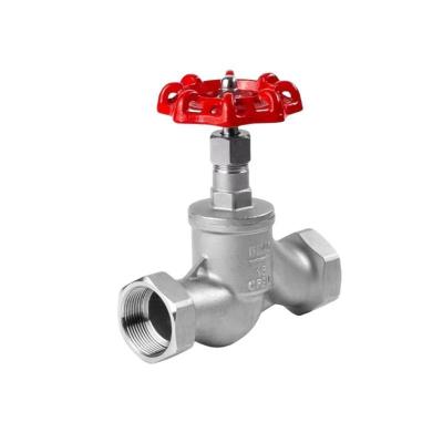 China Household Usage Stainless Steel Globe Valve Pn16 1/2 prime prime with BSPT Connection for sale