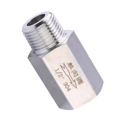 China 304/316 Stainless Steel Non Return Valve for Water Pipe Pump Check Valve Function for sale
