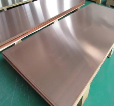 China 0.5mm 1mm Pure Copper Sheet Metal 99.99 Copper Cathode Sheets For Spindle Head for sale