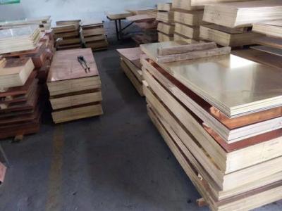 China C12000 C11000 Pure Copper Sheet C12200 Red Copper Plate CuZn37 Brass Alloy Sheet For Decoration for sale