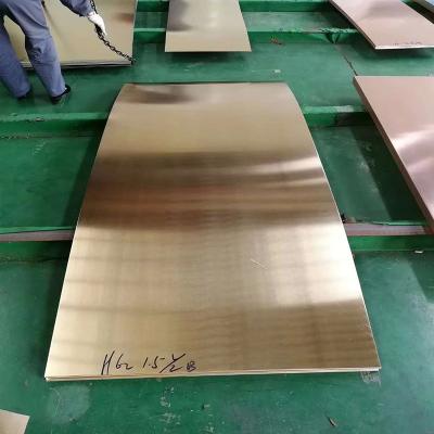 China H65 H80 Pure Copper Sheet C1220 C2400 C2600 99.9 3 Mm Brass For Decoratice for sale