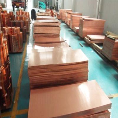 China C1100 C17200 2mm Copper Sheet For Kitchenware Thick Brass For Transformer for sale