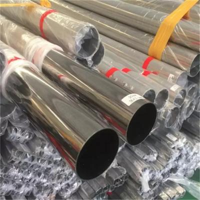 China Mirror Polished Stainless Steel Pipe 904L 2205 Duplex Welded SS Tube For Chemical Equipment for sale