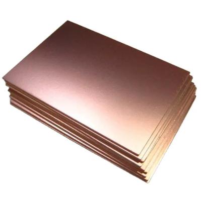 China High Precision Copper Alloy Plate C10200 C18150 C17510 4X8 Cu-Dhp Brass 6mm for sale