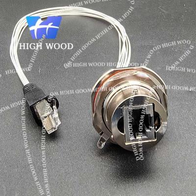 中国 YW series YW1-23F01S02 metal high-speed network electrical circular RJ45 connector 販売のため
