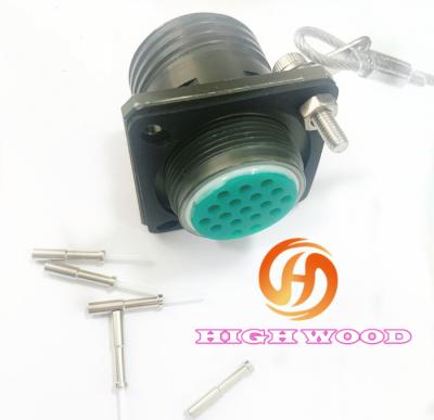China Conectores 20WD18A1N da fibra ótica do chapeamento de cádmio de SS316L à venda