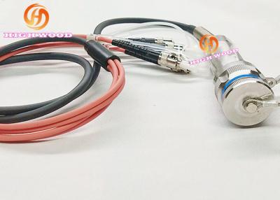 China Los conectores coaxiales dobles 4 de la fibra óptica entran en contacto con aleación de aluminio J599/A8 del enchufe en venta