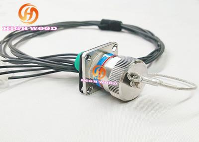 China High Density Coaxial Fiber Optic Connectors 4 Contacts Of Receptacle Waterproof for sale
