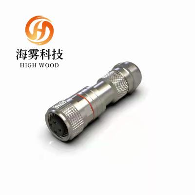 China GX12 Aviation Plug + Socket Cable Connector - 2 3 4 5 6 7 Pin M12 Male / Female for sale