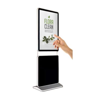 China 32inch totem touchscreen free standing interactive information kiosk with printer for sale