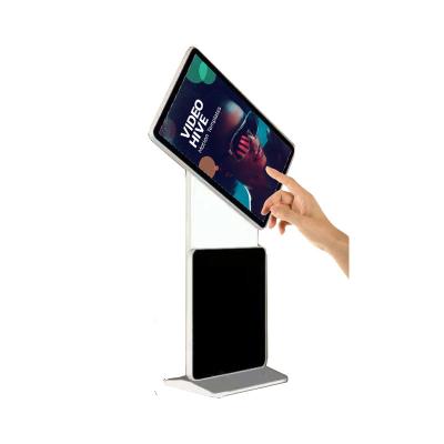 Chine 55inch touch screen lcd kiosk display totem new design full HD kiosk with wheels à vendre